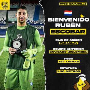 Rubén Escobar, de Colombia a Guatemala - Fútbol - ABC Color