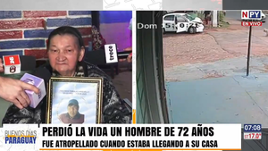 Hombre de 72 años fallece tras ser atropellado por conductor ebrio en Fernando de la Mora