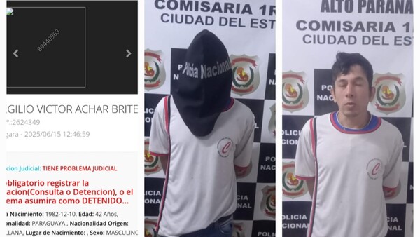 Cae en pleno microcentro tras 24 años prófugo por robo y homicidio en CDE - ADN Digital