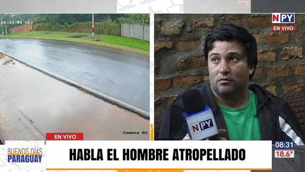 Peatón sobrevive de milagro tras ser atropellado por un conductor que se dio a la fuga