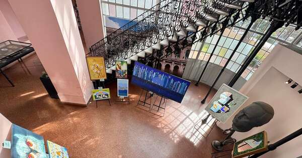 La Nación / Exponen arte hecho en casa, en El Cabildo