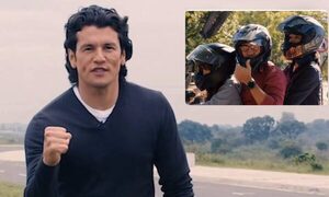 Nelson Haedo inició una campaña para que los motocas usen casco
