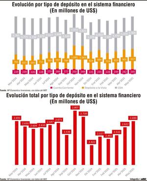 Depósitos del sector público: más liquidez en dólares y apuesta a plazo en guaraníes - Economía - ABC Color