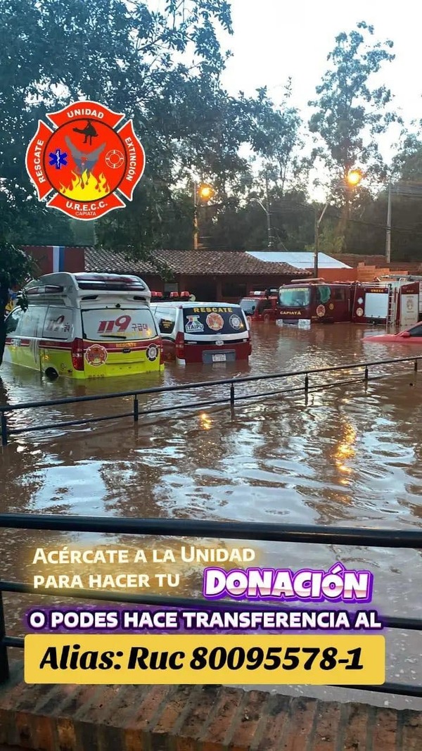 Bomberos de Capiatá piden ayuda ciudadana