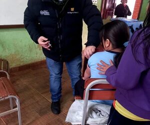 USF Los Laureles realizó jornada de vacunación en la Escuela Virgen de Caacupé de Minga Guazú