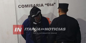 HOMBRE FUE APREHENDIDO POR SUPUESTA VIOLENCIA FAMILIAR