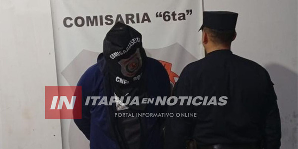 HOMBRE FUE APREHENDIDO POR SUPUESTA VIOLENCIA FAMILIAR