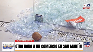 Con mismo modus operandi “rompevidrios” asaltan negocio en Villa Morra y Capiatá