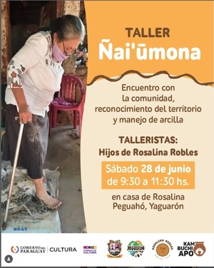 Talleres comunitarios en homenaje a ceramista paraguaya - .::Agencia IP::.