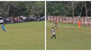 Video: Al estilo Chila, arquero de Itapúa hizo gol de arco a arco