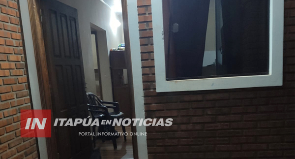 HURTARON OBJETOS EN UNA VIVIENDA EN ENCARNACIÓN