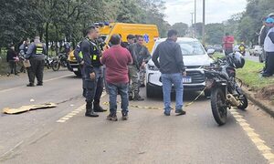 Tragedia en Ruta PY02: Joven muere en accidente tras ser arrojado al pavimento