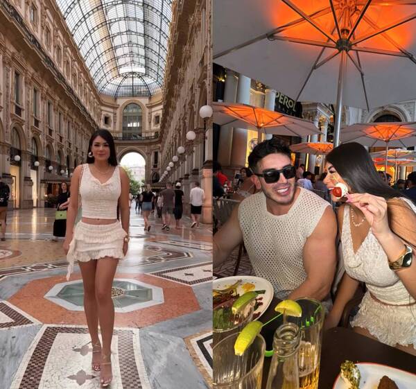 “Valle, pero en Italia”: Laurys Diva está disfrutando de lo lindo de su primera visita la país tano