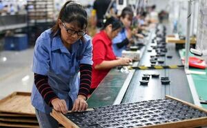 La producción industrial China creció 5,8% en mayo