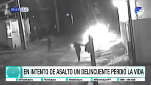 Un delincuente perdió la vida en intento de asalto