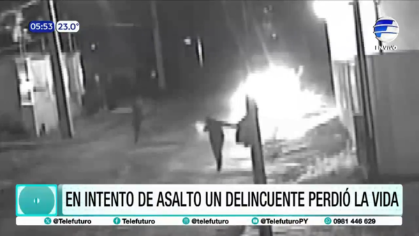 Un delincuente perdió la vida en intento de asalto