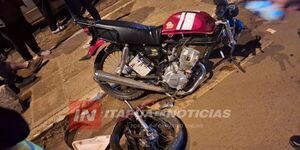  MOTOCICLISTA RESULTÓ HERIDO TRAS COLISIÓN CON UN CAMIÓN 