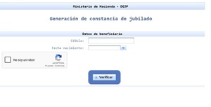 Está disponible en la web del MEF el formulario para solicitar el cese de descuentos voluntarios en jubilaciones