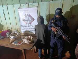 Allanamiento en Natalio culmina con detención por abigeato e incautación de marihuana