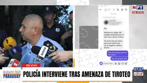 Alerta tras amenaza de tiroteo en colegio de Asunción