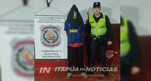 DETUVIERON A UN HOMBRE BUSCADO POR HURTO AGRAVADO EN ENCARNACIÓN 
