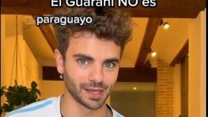 Tiktoker argentino aseguró que “el guaraní no es paraguayo” y desató polémica