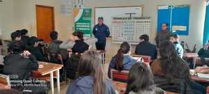 Promueven la educación vial en escuelas de Cambyretá