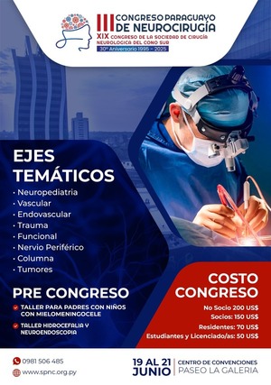Basa Auspicia el III Congreso Paraguayo de Neurocirugía y XIX Congreso de la Sociedad de Cirugía Neurológica del Cono Sur - ADN Digital