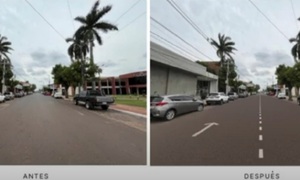Municipalidad de Coronel Oviedo inicia plan piloto de unificación de veredas sobre la calle Tuyutí - OviedoPress