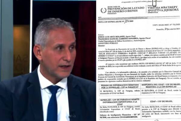 Boidanich he’i que el proceso fiscal en su contra no tiene sustento y más bien se basa en info de un diario