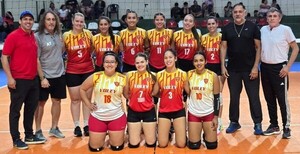 Colón le gana a Alemán primera final femenina por título de voley de sala - La Tribuna