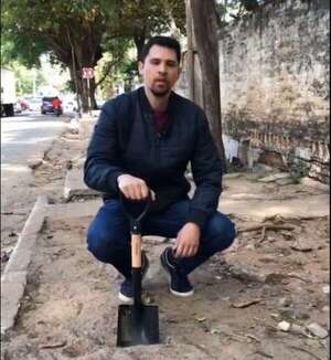 Video: concejal denuncia “obra fantasma” de “Nenecho” en Avda. General Santos - Nacionales - ABC Color