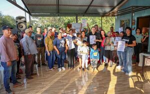 Colonia San Miguel de Alto Paraná es la primera en titularse 100% por el INDERT