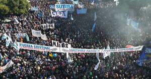 La Nación / Manifestación de apoyo para Cristina Kirchner