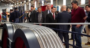 Industria Argentina fabricante de conductores para líneas de transmisión de alta tensión se instala en Villeta