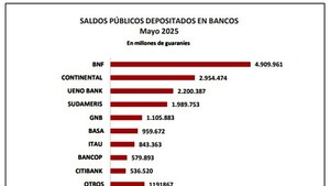 4 bancos copan USD 2.690 millones de fondos públicos