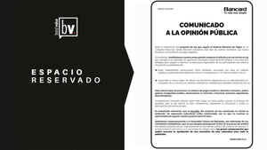 Espacio Reservado: Comunicado de Bancard a la opinión pública