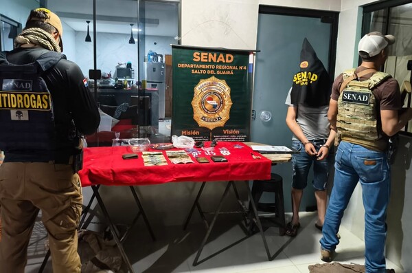 Desmantelan punto de distribución de drogas en el departamento de Canindeyú - .::Agencia IP::.