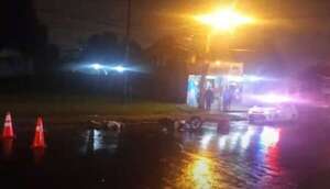 Motociclista que iba sin luces perdió la vida en San Lorenzo