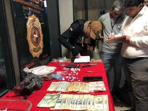 SENAD desmantela punto de distribución de drogas en Saltos del Guairá
