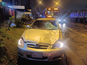 Abuelito muere atropellado sobre la Transchaco