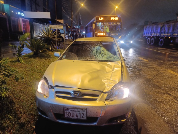 Abuelito muere atropellado sobre la Transchaco