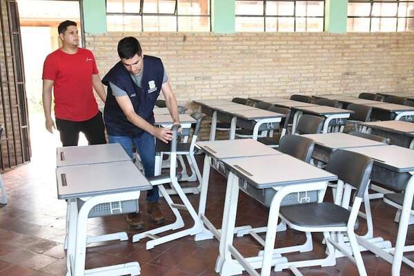Pupitres chinos: la promesa no hizo realidad en todas las escuelas de Paraguarí - Nacionales - ABC Color