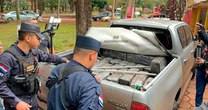 La Nación / Incautan 534 kilos de marihuana tras persecución policial en Minga Guazú