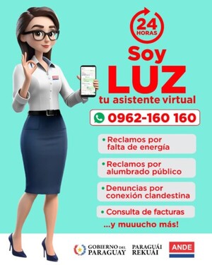 ¡Llegó Luz, tu asistente virtual 24/7!: Ande implementa WhatsApp como nueva herramienta de comunicación - .::Agencia IP::.