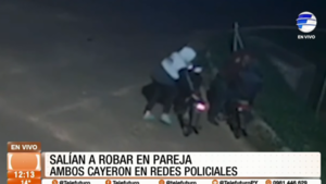 El dúo del terror: salían a robar en pareja