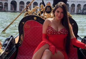 (VIDEO) ¡Como una reina! ¡Laurys hizo un paseo icónico por Venecia!
