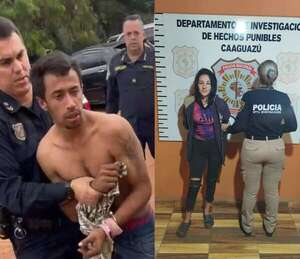 Cae pareja de motochorros tras cometer varios asaltos en Coronel Oviedo y Caaguazú - Nacionales - ABC Color