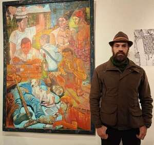 Joel Riveros retrata la crudeza urbana y se consagra en el Premio Elden Tefft 2025 - Artes Plásticas - ABC Color