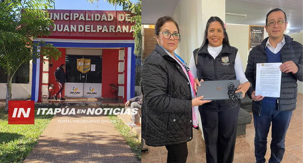 MUNICIPALIDAD DE SAN JUAN DEL PNÁ. FORTALECE LA EDUCACIÓN CON ENTREGA DE NOTEBOOK
